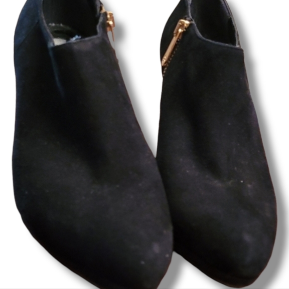 L.K. Bennett London Black Side Zip Stiletto Heeled Boots - Picture 4 of 10